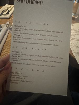 Menu photo 5 San Damian Los Angeles, CA