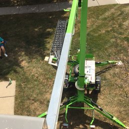 If you need to get up on your house for anything, that 40 foot lift is a must!