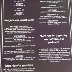 The Growing Concern - Menu2