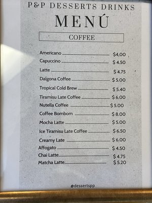 Menu photo 3 P&P Desserts and Coffee Cypress, TX Menu photo 3 P&P Desserts and Coffee Cypress, TX