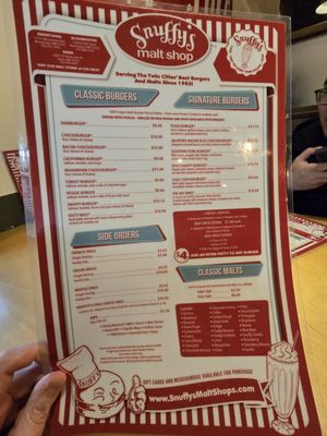 Menu photo 7 Snuffy's Malt Shop Bloomington, MN