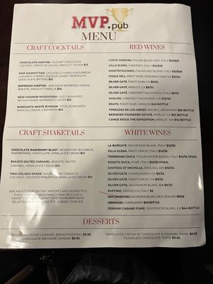 Menu photo 2 MVP Pub Springfield, MA Menu photo 2 MVP Pub Springfield, MA