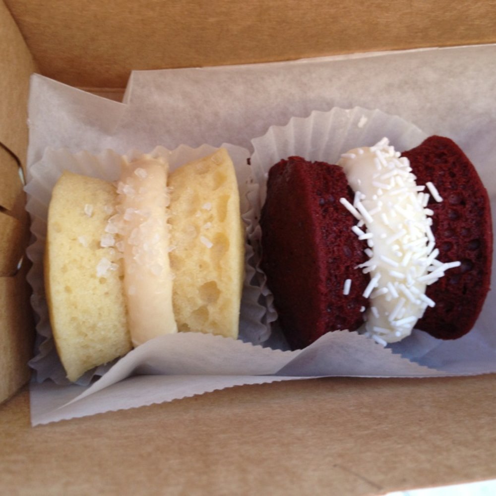 Frosted Cupcakery - So there were 3 but I wanted one so bad I forget to take the picture until after I inhaled the chocolate nutella one. - Bakeries Near Me - Long Beach, California Frosted Cupcakery - So there were 3 but I wanted one so bad I forget to take the picture until after I inhaled the chocolate nutella one. - Bakeries Near Me - Long Beach, California