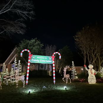 Candy Cane Lane - During Christmas time, this place becomes candy cane lane. Full of decorations - Holiday Decorations Near Me - Missouri City, Texas Candy Cane Lane - During Christmas time, this place becomes candy cane lane. Full of decorations - Holiday Decorations Near Me - Missouri City, Texas