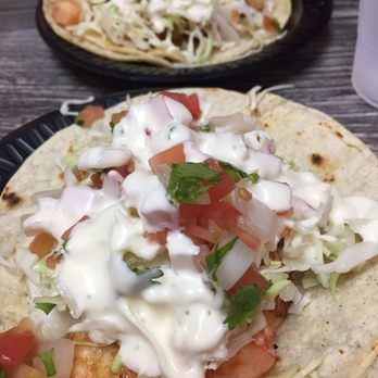 La Bufadora Baja Grill Perris - Shrimp  tacos - Mexican Near Me - Perris, California