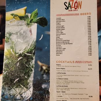 Sazón Cocina Criolla - Menu - Seafood Near Me - San Juan, Puerto Rico Sazón Cocina Criolla - Menu - Seafood Near Me - San Juan, Puerto Rico