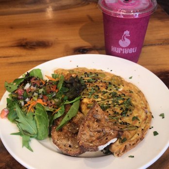 Huriyali - Masala omelet & dragon berry smoothie - Juice Bars & Smoothies Near Me - Charleston, South Carolina