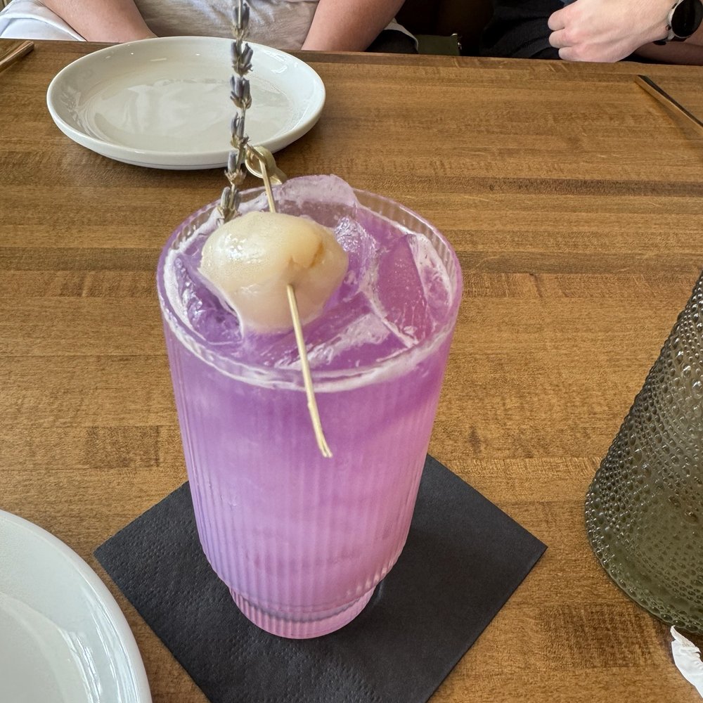 Thai in Town - Butterfly pea lychee drink, a bit sweet but good. - Seafood Near Me - Southlake, Texas Thai in Town - Butterfly pea lychee drink, a bit sweet but good. - Seafood Near Me - Southlake, Texas