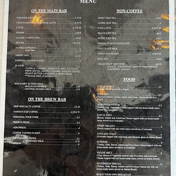 Waterbean Coffee - Menu - Coffee & Tea Near Me - Winston-Salem, North Carolina Waterbean Coffee - Menu - Coffee & Tea Near Me - Winston-Salem, North Carolina