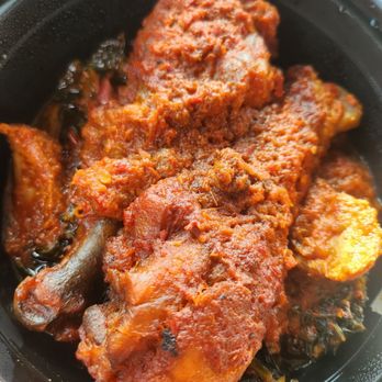 Olatee Cafe - Stewed chicken and gravy, two pieces - African Near Me - Spring, Texas