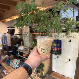 Iced Spanish latte w/ oat Iced Spanish latte w/ oat