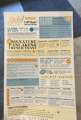 Menu photo 3 Staks Pancake Kitchen Auburn, AL