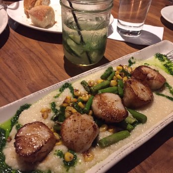 Bluewater Grill - Temecula - Pan seared sea scallops prior to tasting them. Looks appetizing . - Seafood Near Me - Temecula, California