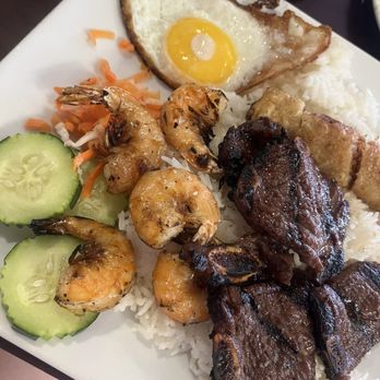 A-1 Pho & Grill - C10. Dac Biet 2 - Bo Dai Han Tom Nuong Op La Cha Gio - Vietnamese Near Me - Haltom City, Texas