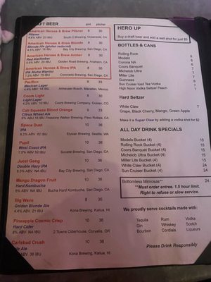 Menu photo 8 American Heroes & Brew Carlsbad, CA
