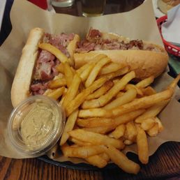 Shaved Kielbasi Cheese Steak