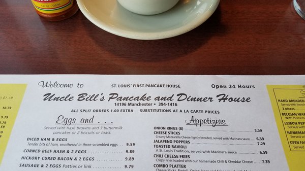 Menu photo 5 Uncle Bill's Pancake & Dinner House Ballwin, MO Menu photo 5 Uncle Bill's Pancake & Dinner House Ballwin, MO
