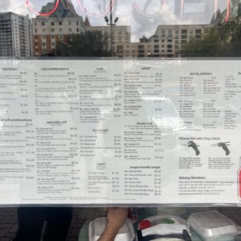 Sushi One Take Out - Menu - Sushi Bars Near Me - Fort Lauderdale, Florida