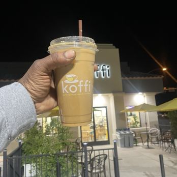 Koffi - The Koffi I had to go get after sipping my wife's - Coffee & Tea Near Me - Cathedral City, California