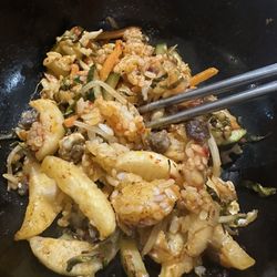 Baekdu - More of the rice kimchi mixed with other bits