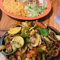 Veggie fajitas