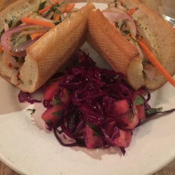 Parish Cafe & Bar - The Benny, baan mi style sandwich. - Sandwiches Near Me - Boston, Massachusetts Parish Cafe & Bar - The Benny, baan mi style sandwich. - Sandwiches Near Me - Boston, Massachusetts