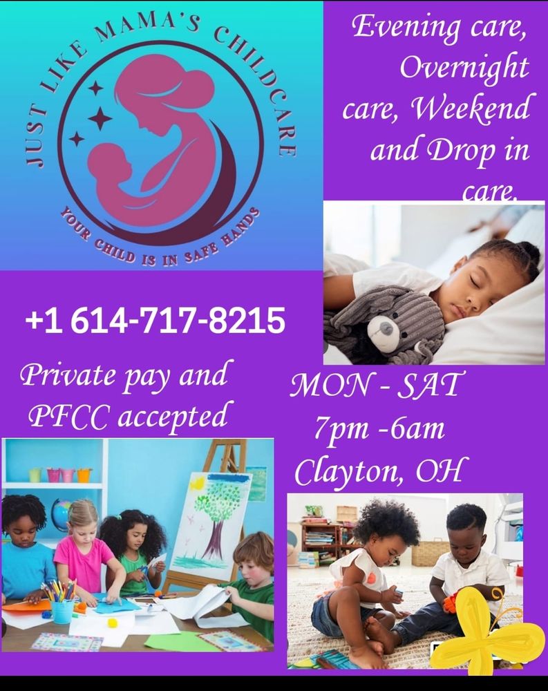 Just Like Mama's Childcare - childcare center in Clayton, OH
