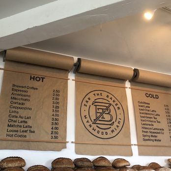 Zak The Baker - Coffee Menu - Kosher Near Me - Miami, Florida Zak The Baker - Coffee Menu - Kosher Near Me - Miami, Florida