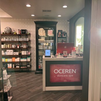 Oceren Skin Care - Front desk and their products for purchase - Skin Care Near Me - Tustin, California Oceren Skin Care - Front desk and their products for purchase - Skin Care Near Me - Tustin, California