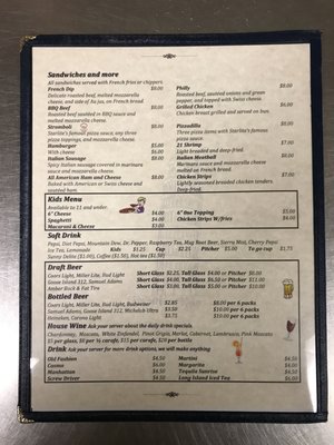 Menu photo 1 Starlite Pizza Granger, IN