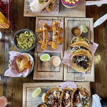 Senor Frog's - surf and turf tacos, carne asada tacos, burrito, and costillitas de elote - Caribbean Near Me - Playa del Carmen, ROO Senor Frog's - surf and turf tacos, carne asada tacos, burrito, and costillitas de elote - Caribbean Near Me - Playa del Carmen, ROO