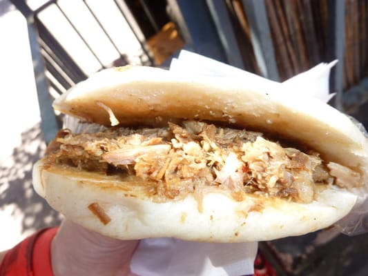 Photo of Xi'an Famous Foods - New York, NY, US. Shredded Pork Burger