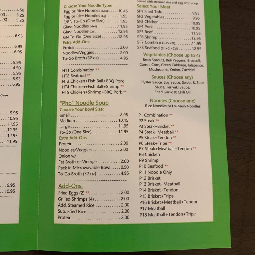 Super Pho - Menu - Vietnamese Near Me - Alpharetta, Georgia
