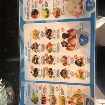 SunO Dessert - Menu (Shaved Ice) - Desserts Near Me - Decatur, Georgia