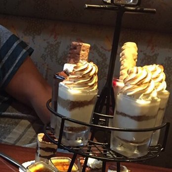 Seasons 52 - Birthday dessert tower - New American Near Me - Bridgewater, New Jersey Seasons 52 - Birthday dessert tower - New American Near Me - Bridgewater, New Jersey