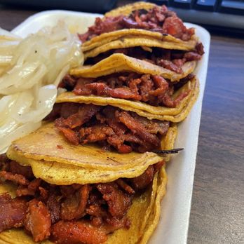 Tacos el Flaco - Tacos de Trompo (El Pastor) Awesome - Food Trucks Near Me - Dickinson, Texas