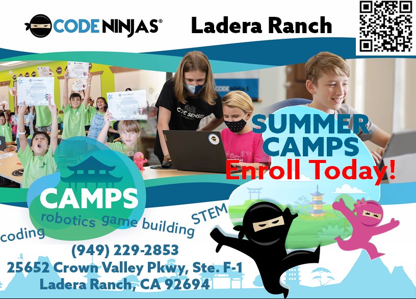 Code Ninjas Ladera Ranch CA Logo