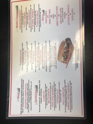 Menu photo 2 Haleigh’s Diner Lumberton, NC