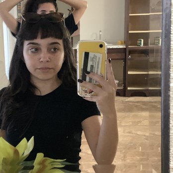 Salon Mixx - After I went home and blow dried my bangs properly - Hair Salons Near Me - Davie, Florida