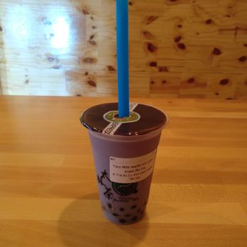 Tai Chi Bubble Tea - Taro milk tea with tapioca. Was made with the right amount of sugar and ice that I had asked for! - Bubble Tea Near Me - Tonawanda, New York