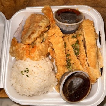 Sushi 21 - Bento box yuba ( also came with 4 California rolls, soup & salad) - Sushi Bars Near Me - Las Vegas, Nevada Sushi 21 - Bento box yuba ( also came with 4 California rolls, soup & salad) - Sushi Bars Near Me - Las Vegas, Nevada