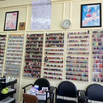 TT Nail Spa Waxing - Their wall of polishes - Nail Salons Near Me - San Francisco, California TT Nail Spa Waxing - Their wall of polishes - Nail Salons Near Me - San Francisco, California