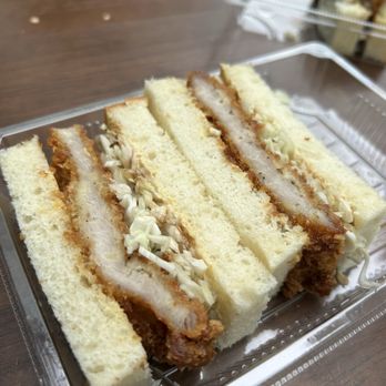 ABURI Market - Katsu Sando, has 3 pieces which combined is about a full sandwich. - International Grocery Near Me - West Vancouver, British Columbia