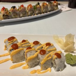a plate of sushi a plate of sushi