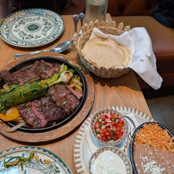 Elena's Mexican Restaurant - Carne asada fajitas $46 - American Near Me - San Francisco, California