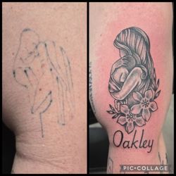 Tried and True Tattoo Parlor - Cover up tattoo.