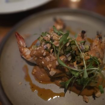 Redbird - GRILLED PRAWNS - New American Near Me - Los Angeles, California