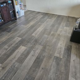 New living room floors.
