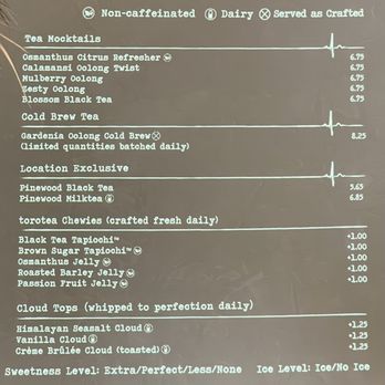 Torotea - Menu - Coffee & Tea Near Me - San Marino, California Torotea - Menu - Coffee & Tea Near Me - San Marino, California