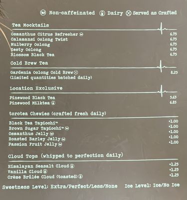 Menu photo 4 Torotea San Marino, CA